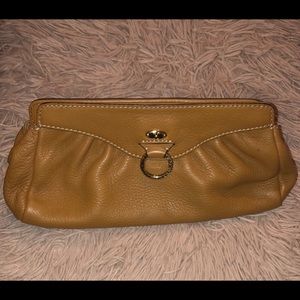 Leather Cole Haan clutch